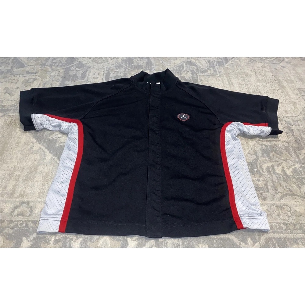 Nike Air Jordan Dri-Fit Youth Boy's Warm Up Jacket Black Sz Medium‎ 10-12 yrs